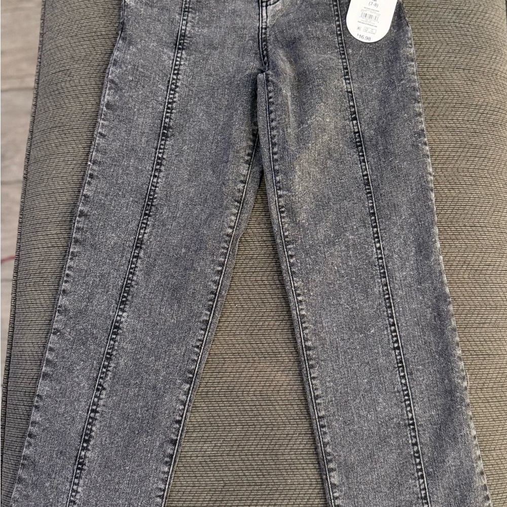Wonder Nation Gray Straight Leg Jeans